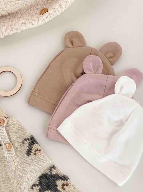 Cappellino orsetto per bambini in bambù "uni", comfort e protezione | SEVIRA KIDS - Kiabi