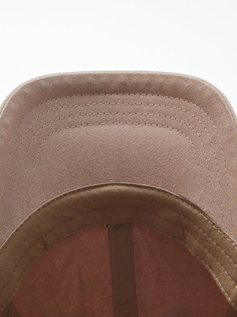 Cappellino ricamato 'Creative Club' Beige - Kiabi