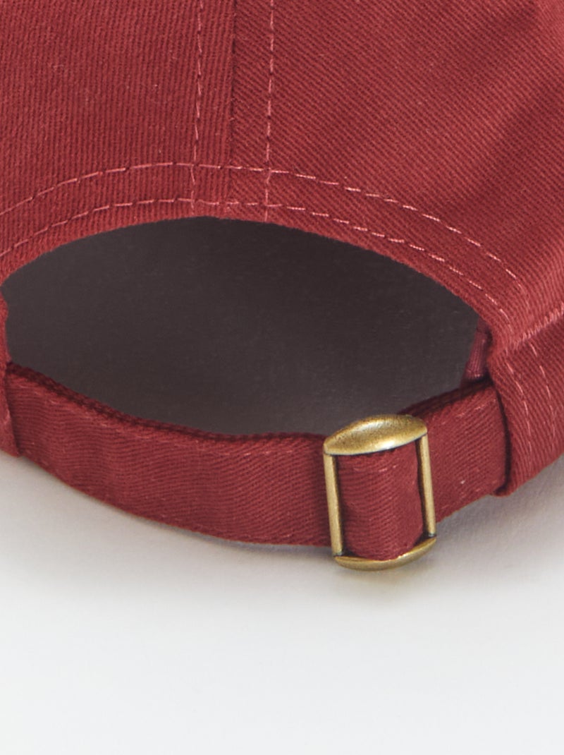 Cappellino ricamato 'Creative Club' Rosso - Kiabi