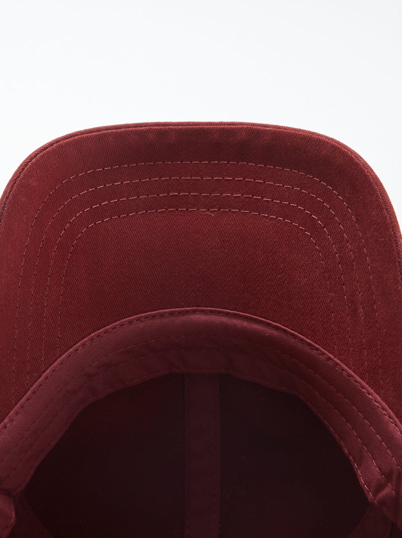 Cappellino ricamato 'Creative Club' Rosso - Kiabi