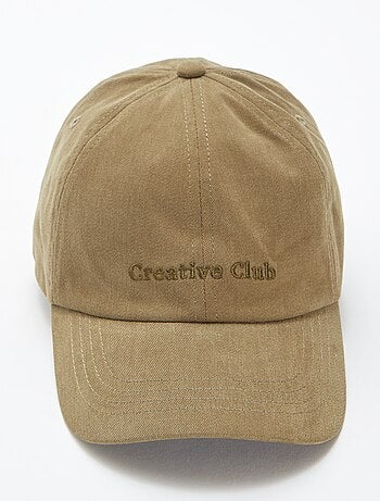 Cappellino ricamato 'Creative Club'