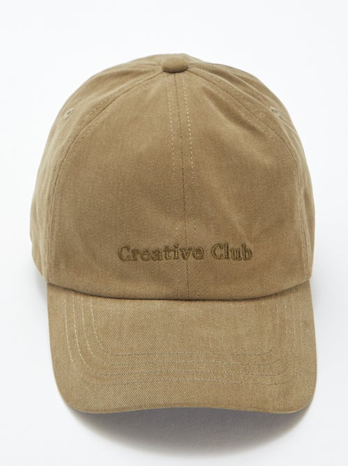 Cappellino ricamato 'Creative Club' - Kiabi