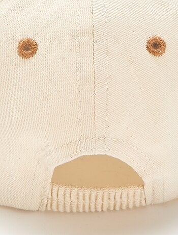 Cappellino ricamato in tessuto