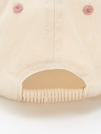 Cappellino ricamato in tessuto