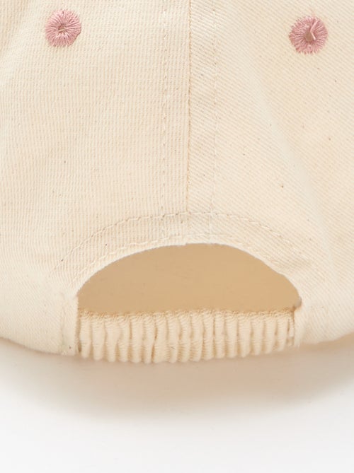 Cappellino ricamato in tessuto - Kiabi
