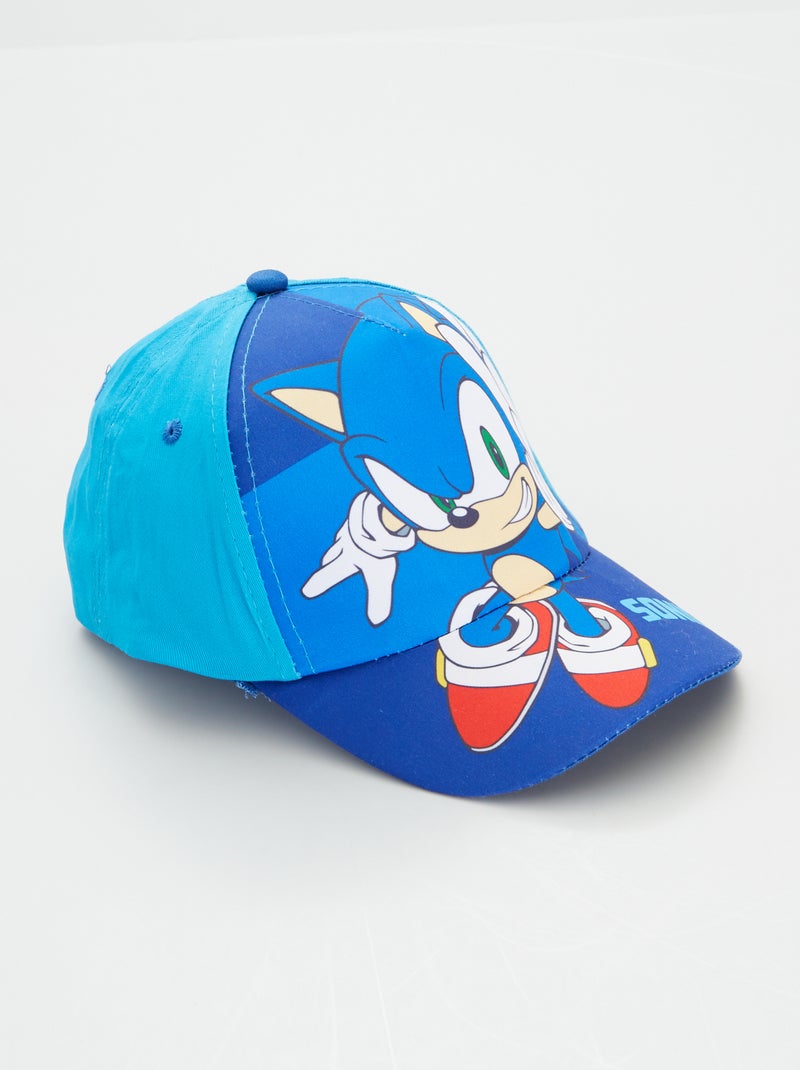 Cappellino 'Sonic' in tela blu - Kiabi