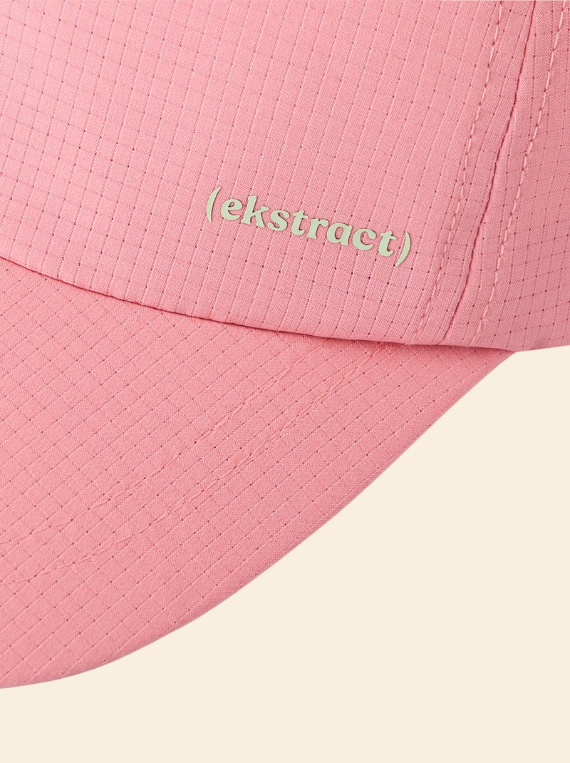 Cappellino sportivo (ekstract) con visiera rigida tinta unita Rosa - Kiabi