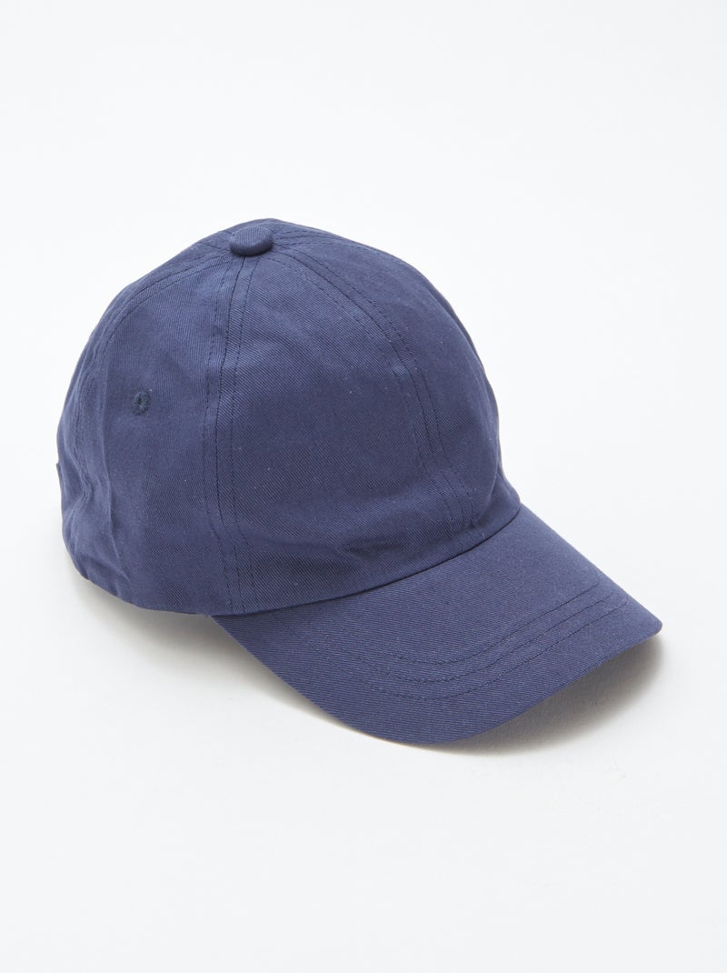 Cappellino stile baseball tinta unita Nero - Kiabi