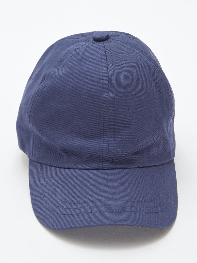 Cappellino stile baseball tinta unita Nero - Kiabi