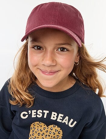 Cappellino stile baseball tinta unita