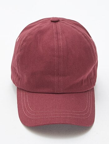 Cappellino stile baseball tinta unita