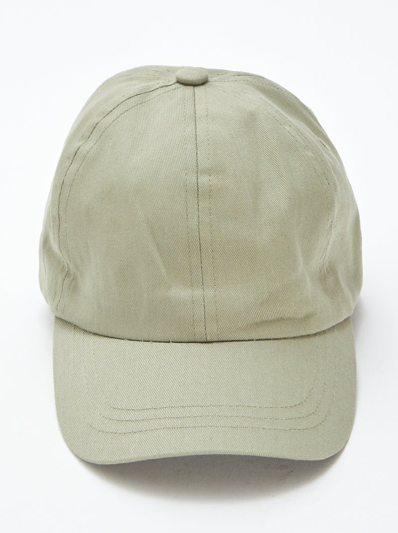 Cappellino stile baseball tinta unita Verde - Kiabi