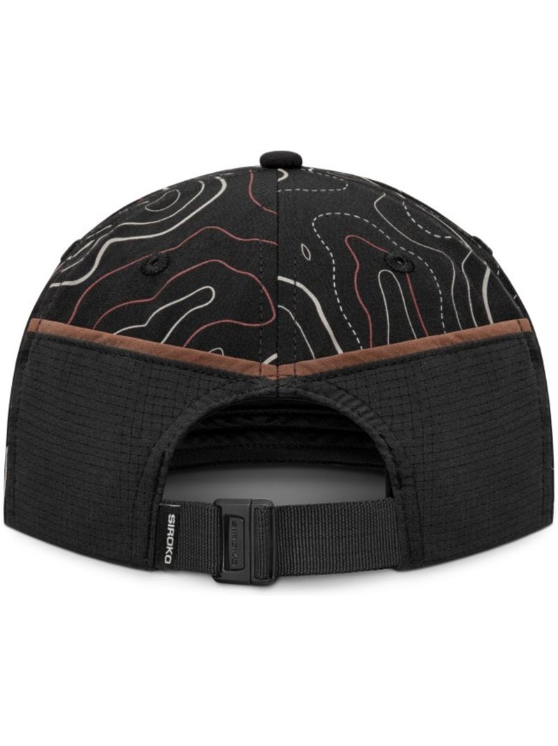 Cappellino tecnico escursionismo tasche uomo e donna whitney 5 panel Nero - Kiabi