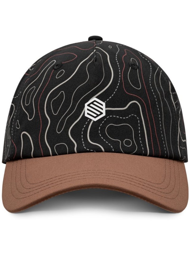 Cappellino tecnico escursionismo tasche uomo e donna whitney 5 panel Nero - Kiabi