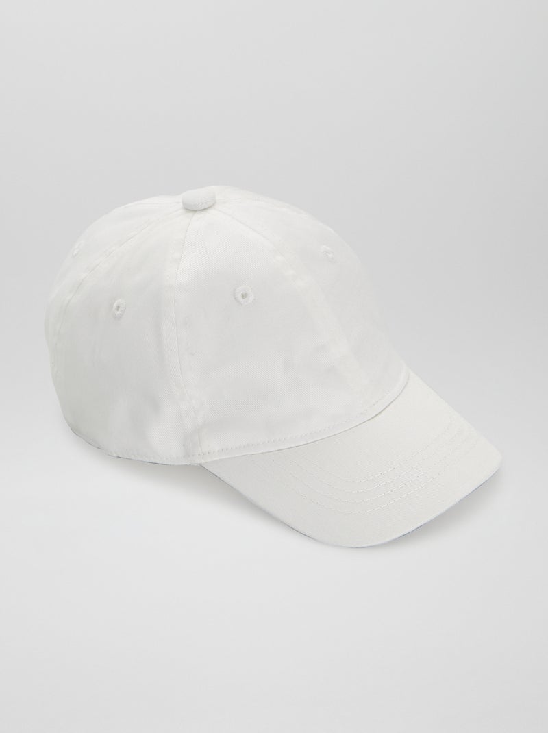 Cappellino tinta unita BIANCO - Kiabi