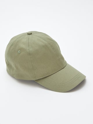 Cappellino tinta unita in cotone