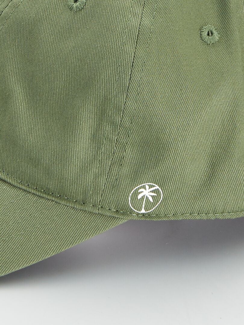 Cappellino tinta unita verde licheno - Kiabi