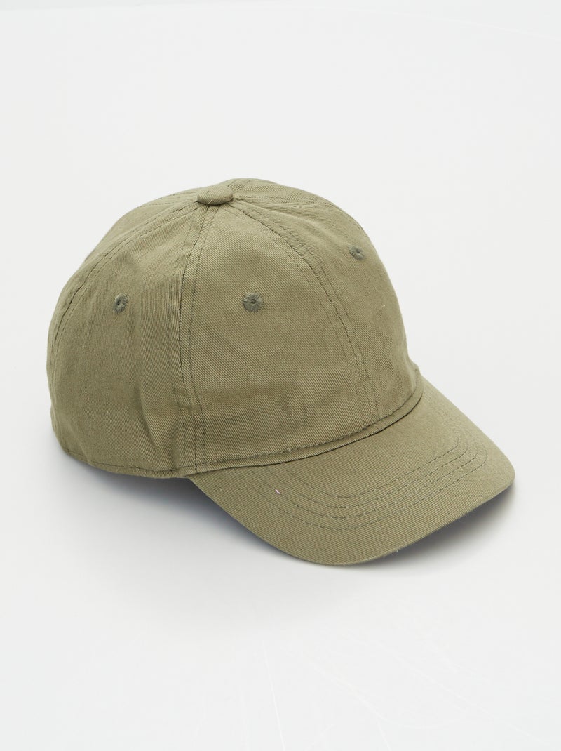Cappellino tinta unita verde licheno - Kiabi