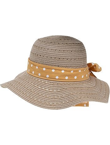 Cappello 100% carta paglia leggera, interno regolabile da 52 a 58 cm donna