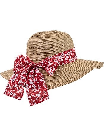 Cappello 100% carta paglia leggera, interno regolabile da 52 a 58 cm donna