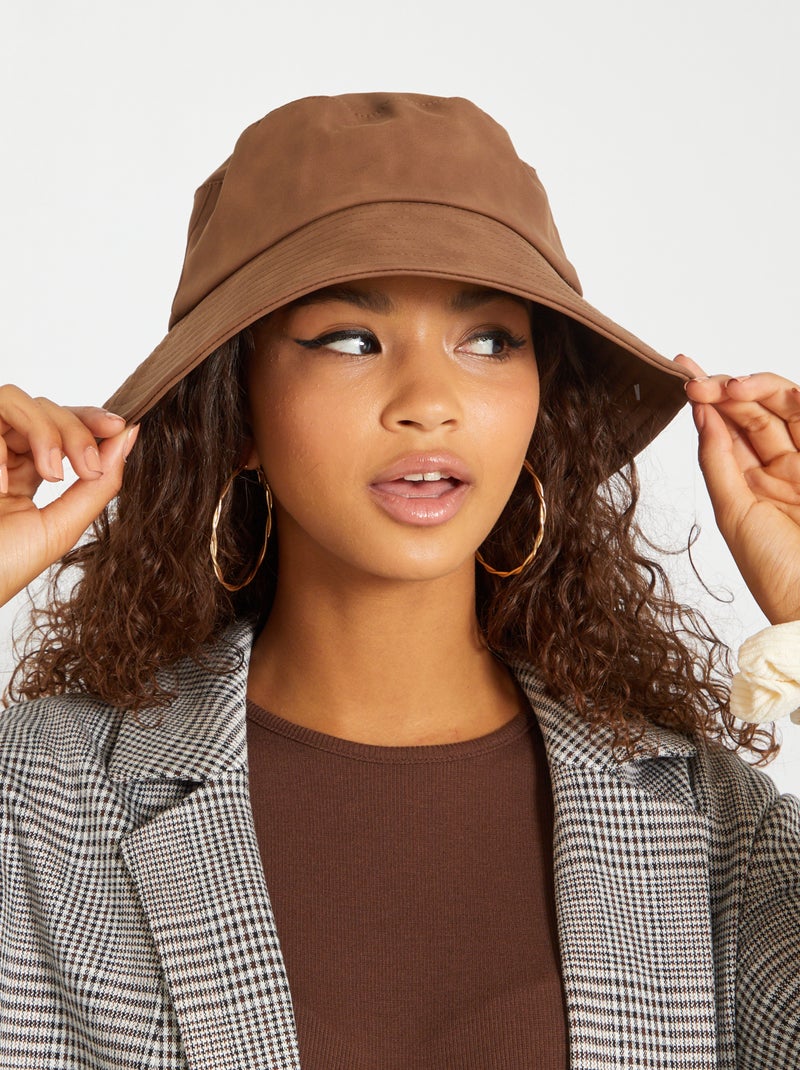 Cappello a forma cloche castano - Kiabi