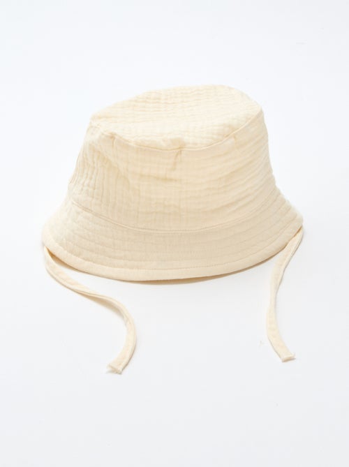 Cappello a secchiello in garza di cotone - Kiabi