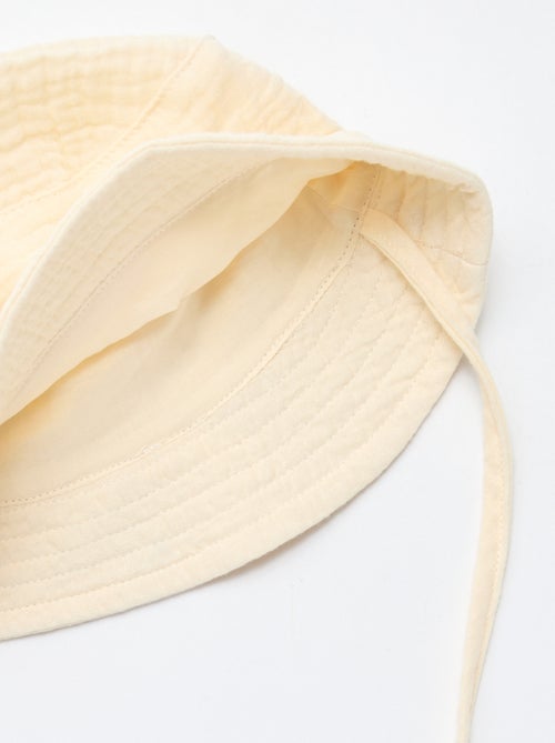 Cappello a secchiello in garza di cotone - Kiabi