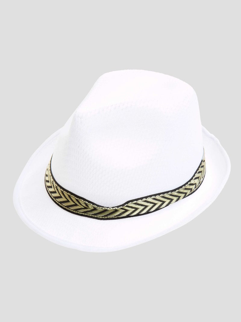 Cappello a tesa larga bianco - Kiabi
