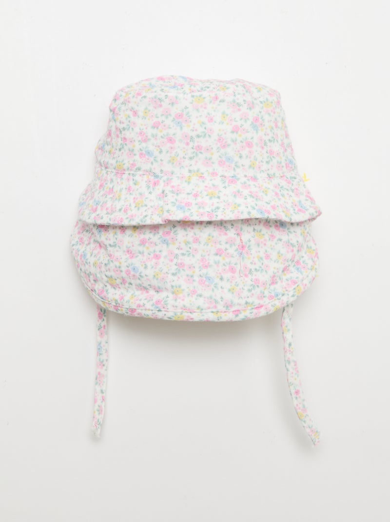Cappello con laccetto da annodare "Marie" Rosa chiaro - Kiabi