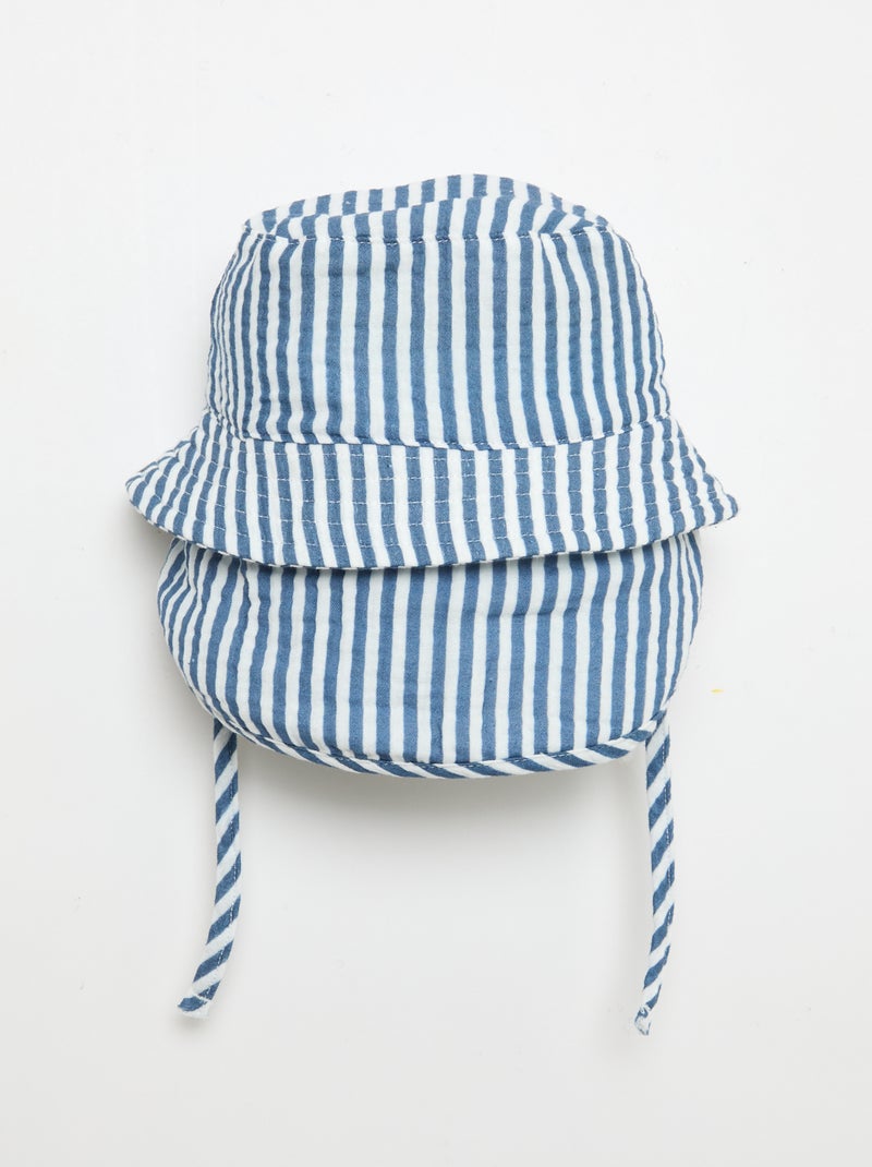 Cappello con laccetto da annodare "Winnie" Blu - Kiabi