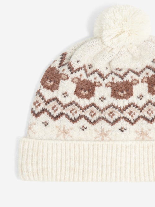 Cappello con pompon stampato - Kiabi
