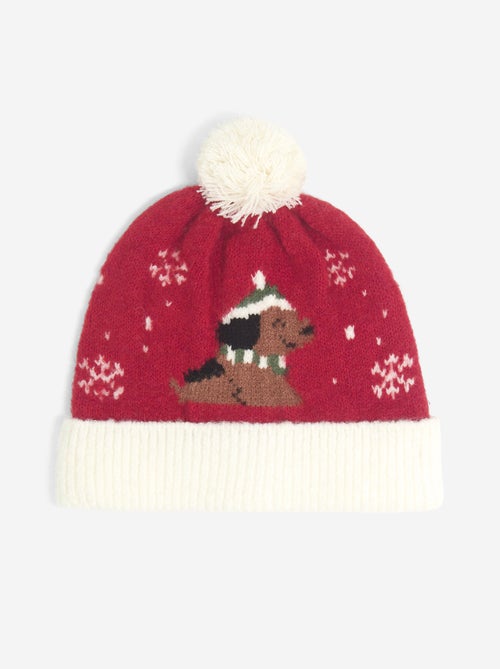 Cappello con pompon stampato - Kiabi