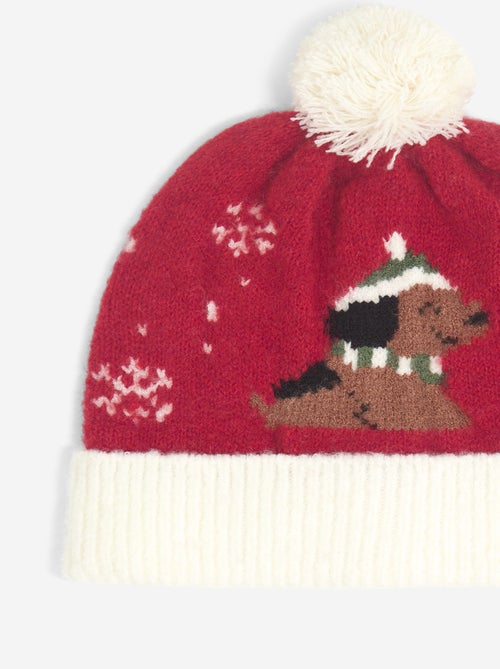 Cappello con pompon stampato - Kiabi