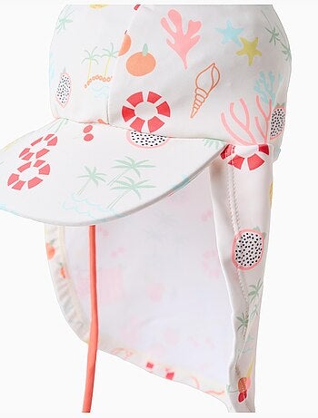 Cappello da bagno stile legionario con motivo da spiaggia
