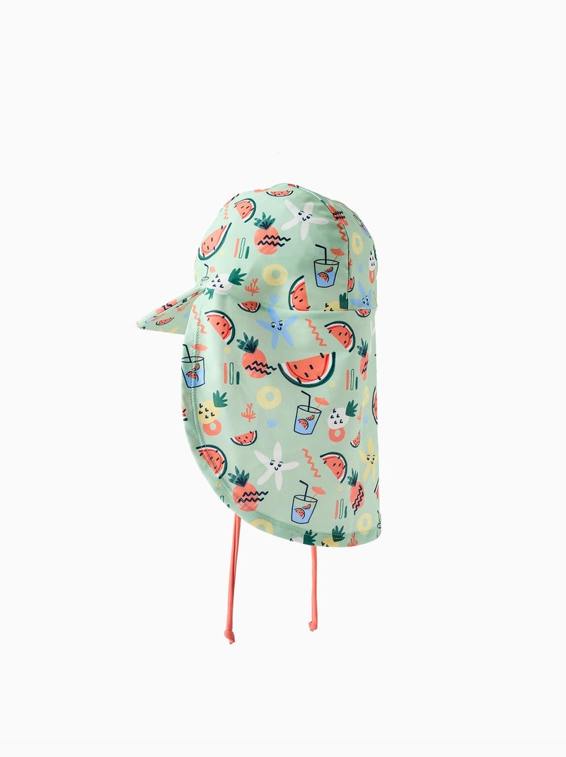 Cappello da bagno stile legionario con motivo estate Verde chiaro - Kiabi