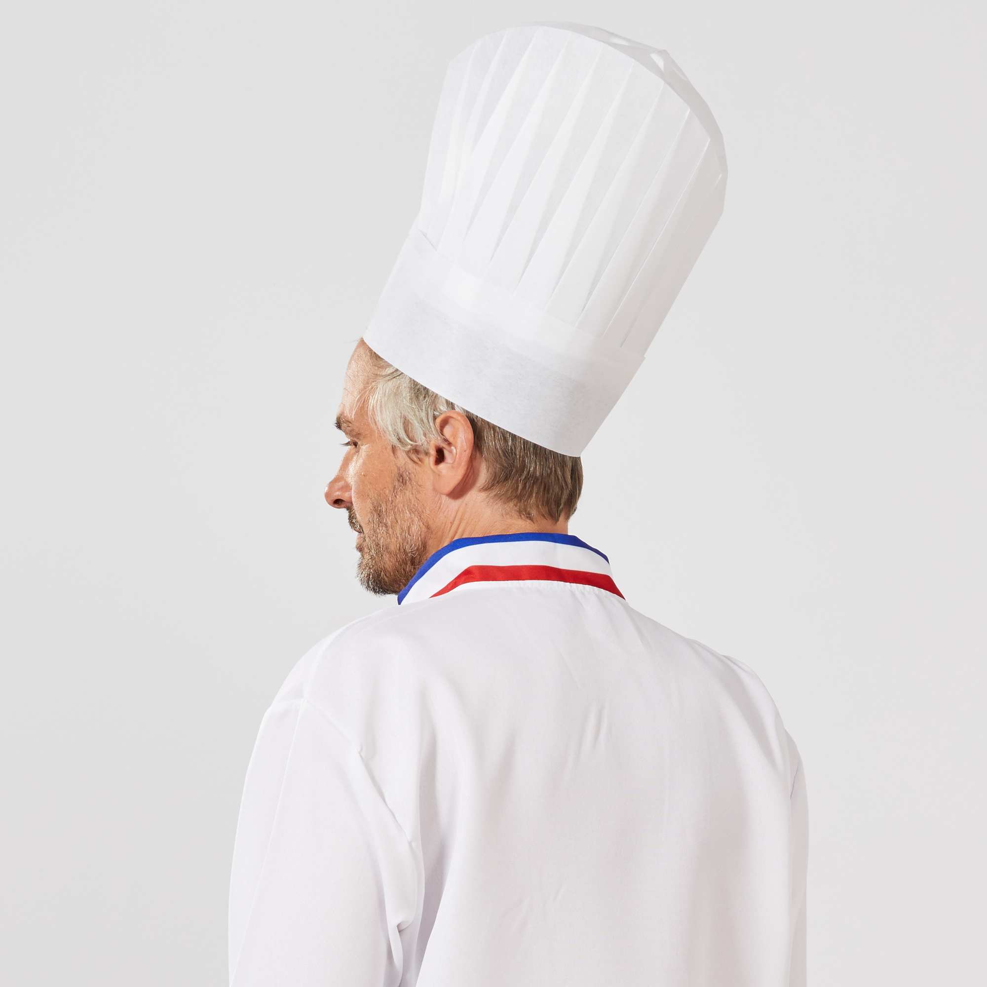 Cappello Da Cuoco Regolabile - Bianco, Unisex, In Cotone E Poliestere, Lavabile - Foto 5