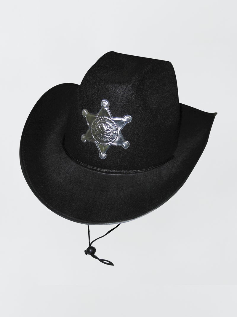 Cappello da sceriffo nero - Kiabi