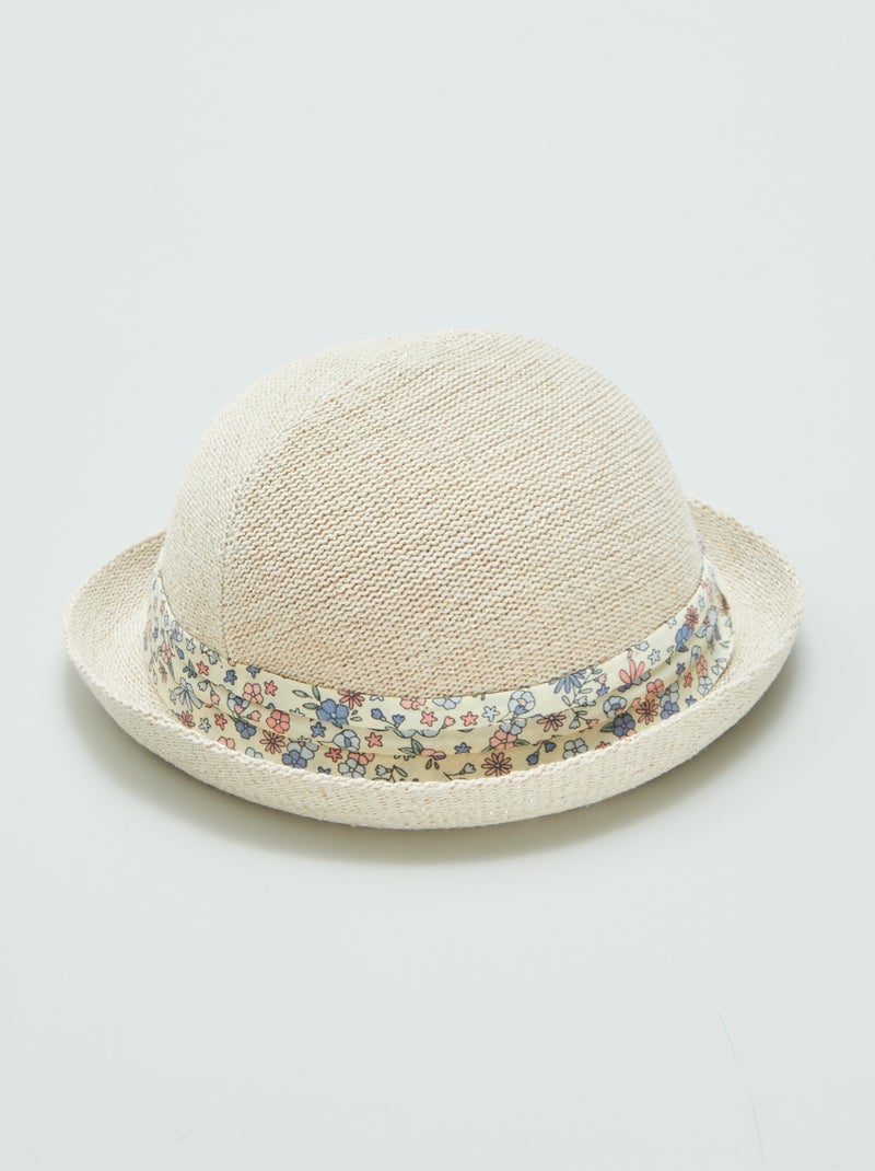 Cappello di paglia BIANCO - Kiabi