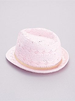 Cappello di paglia con bordo dorato - Kiabi