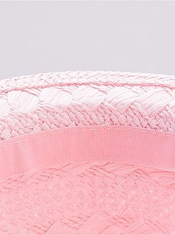 Cappello di paglia con bordo dorato - Kiabi