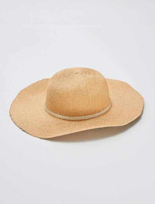 Cappello di paglia con paillettes - Kiabi
