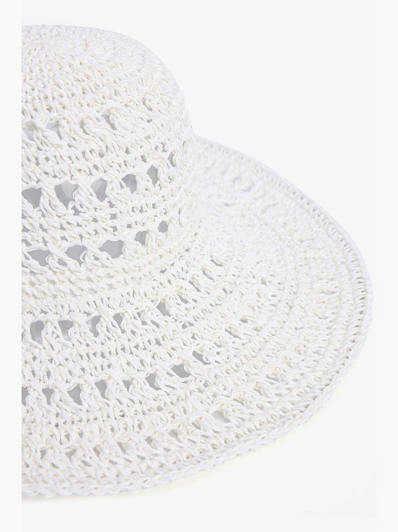 Cappello di paglia gaze penti Bianco - Kiabi