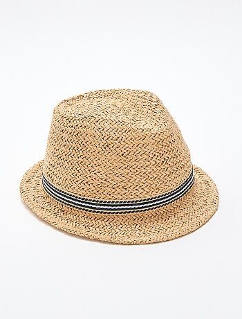Cappello di paglia modello Borsalino