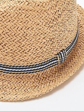 Cappello di paglia modello Borsalino