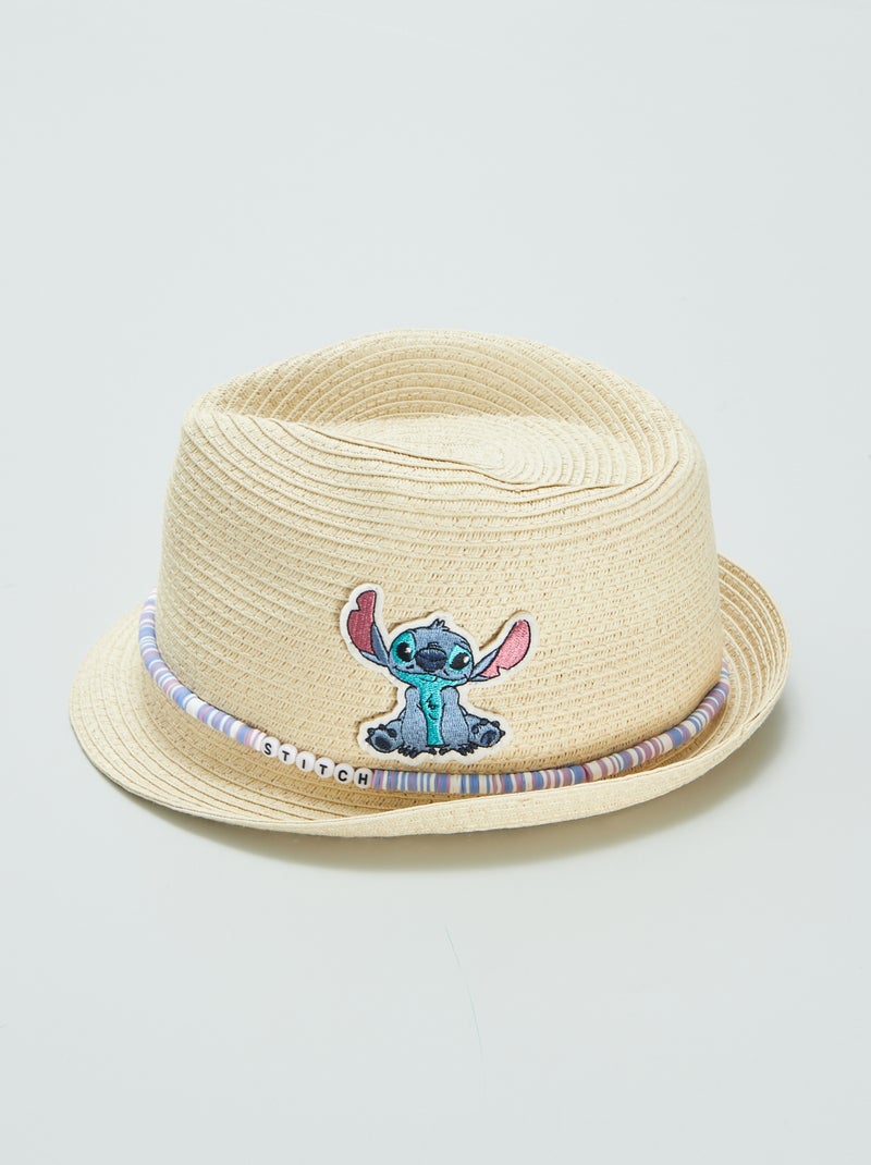 Cappello di paglia 'Stitch' 'Disney' BEIGE - Kiabi