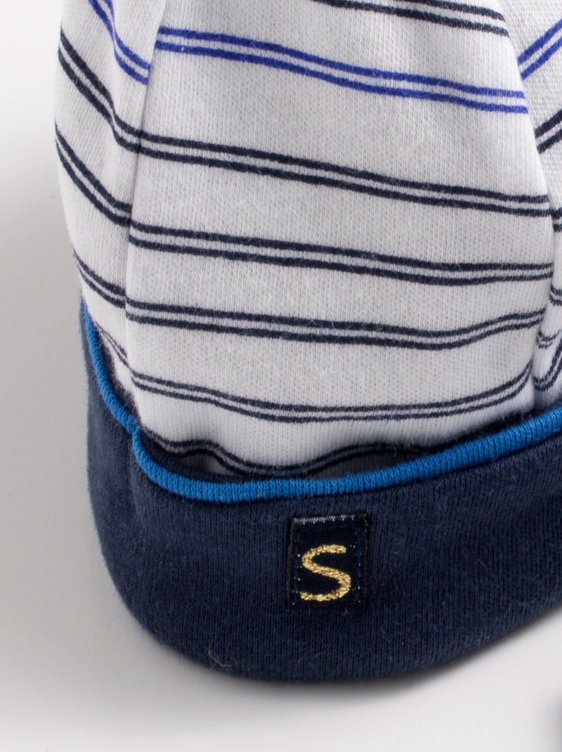 Cappello e guanti - SAUTHON Blu Bianco - Kiabi