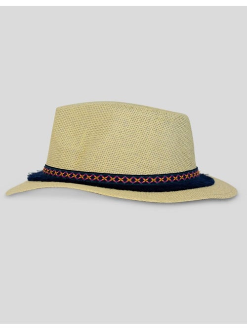 Cappello fedora effetto paglia Kebello - Kiabi