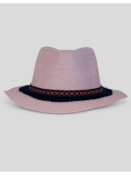 Cappello fedora effetto paglia Kebello - Kiabi