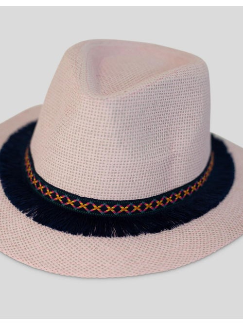 Cappello fedora effetto paglia Kebello - Kiabi