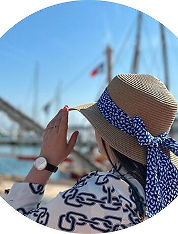 Cappello Foulard decorativo, regolabile intorno alla testa donna Isotoner
